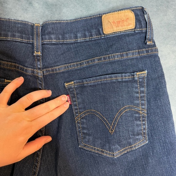 Levi's 512 Size 12 S/C Medium Perfectly Slimming Boot Cut Jeans Stretch Denim - Picture 10 of 16